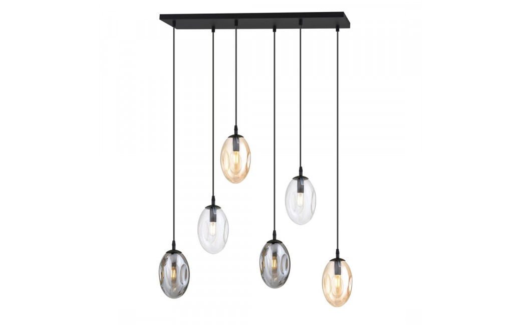 Emibig ASTRAL 6 BL MIX Lampa sufitowa Czarny 1268/6M1