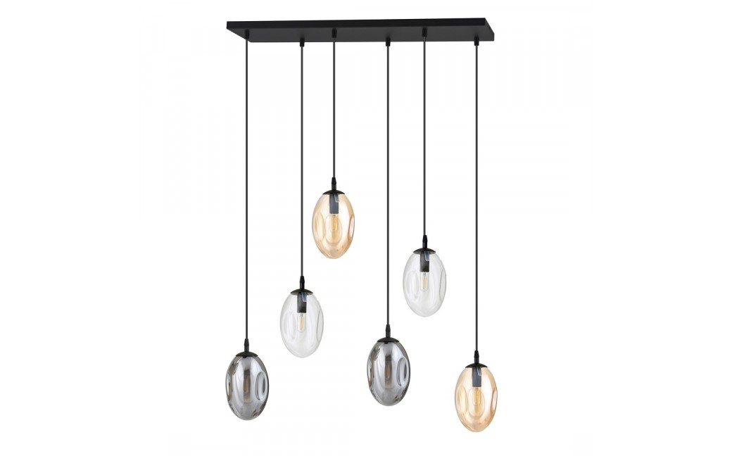 Emibig ASTRAL 6 BL MIX Lampa sufitowa Czarny 1268/6M1