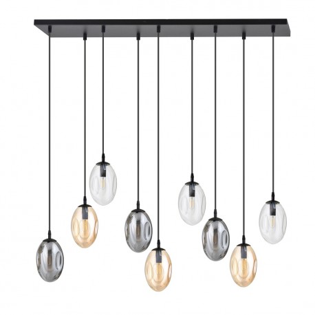 Emibig ASTRAL 9 BL MIX Lampa sufitowa Czarny 1268/9M1