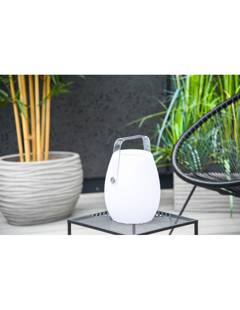 Speakers with lighting - Azzardo BOOMBOX MEDIUM Speaker IP44 White AZ4664 - product kolory-swiatla.pl 3