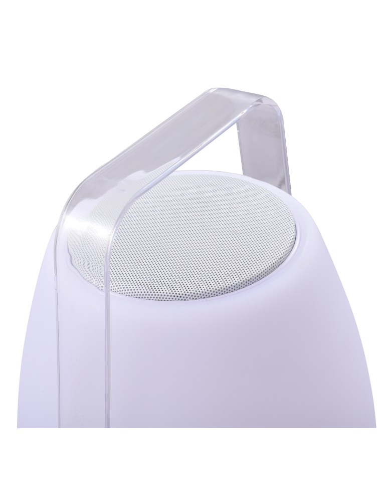 Speakers with lighting - Azzardo BOOMBOX MEDIUM Speaker IP44 White AZ4664 - product kolory-swiatla.pl 4