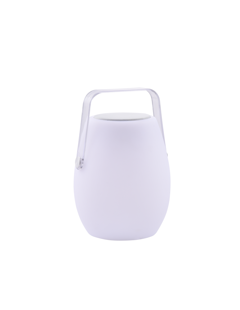 Speakers with lighting - Azzardo BOOMBOX MEDIUM Speaker IP44 White AZ4664 - product kolory-swiatla.pl 1