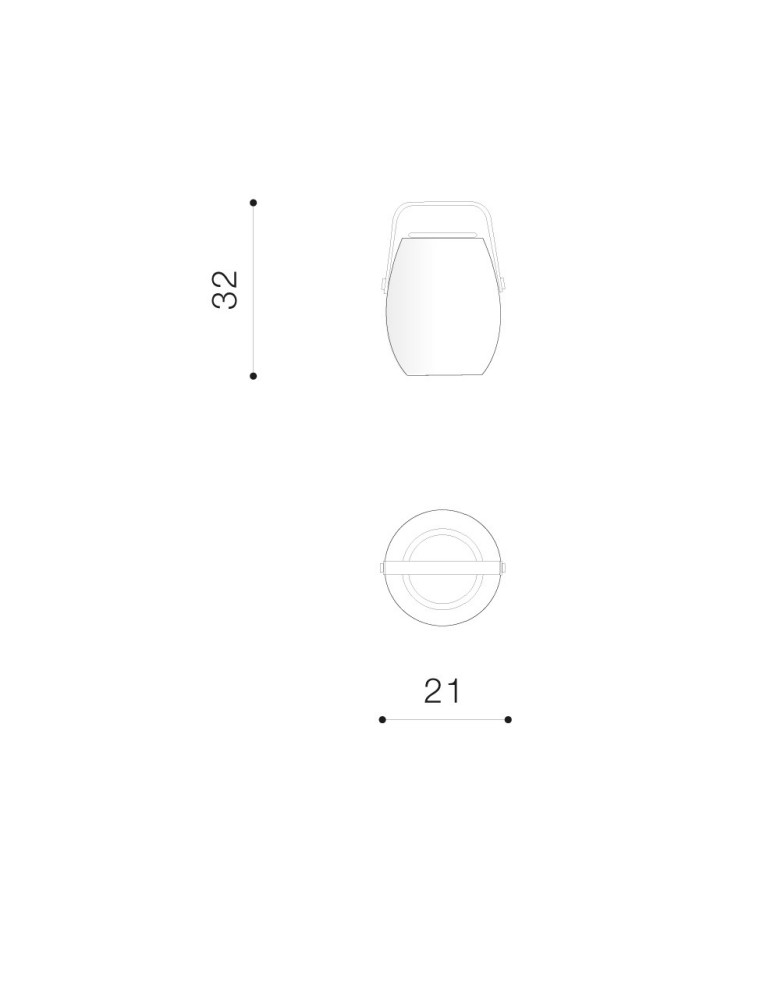 Speakers with lighting - Azzardo BOOMBOX MEDIUM Speaker IP44 White AZ4664 - product kolory-swiatla.pl 6