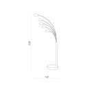 Adjustable floor lamps - Azzardo PALP MATT WHITE Floor Lamp White Mat AZ2622 - product 2