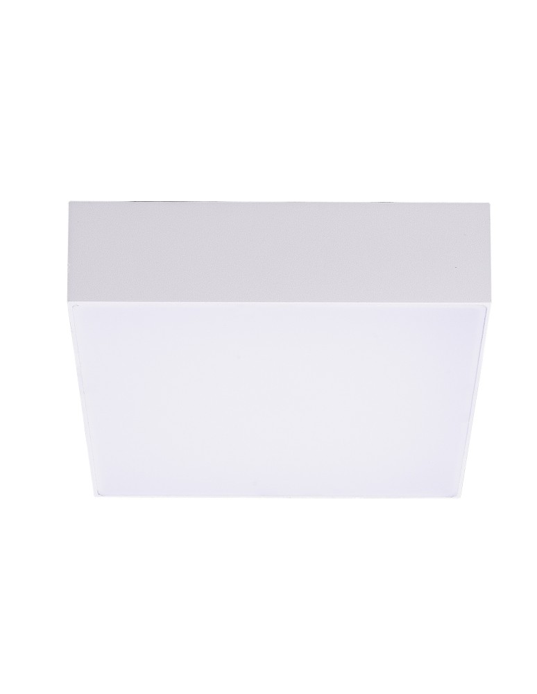 Bathroom ceiling lamps - Azzardo CASPER SQUARE 3000K WH IP54 White AZ4500 Ceiling Lamp. - product kolory-swiatla.pl 1