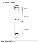 Pendant lamps - Lucide GIPSY Pendant Round GU10 H25c 35400/25/31 - product 5