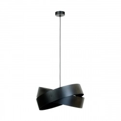 Zuma Line Lampa wisząca TORNADO II 50 cm czarna/black 1142