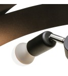 Black ceiling lamps - Zuma Line TORNADO 50 cm black/black ceiling lamp - product 3