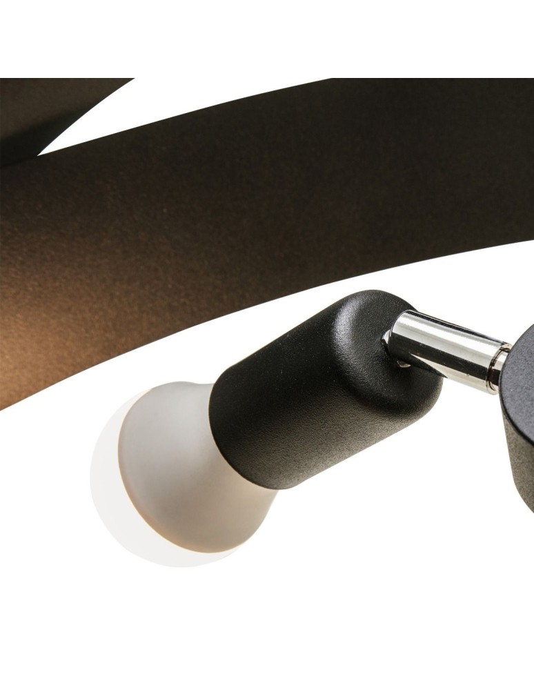 Black ceiling lamps - Zuma Line TORNADO 50 cm black/black ceiling lamp - product kolory-swiatla.pl 3