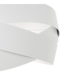 White ceiling lamps - Zuma Line TORNADO 50 cm white/white ceiling lamp - product 2