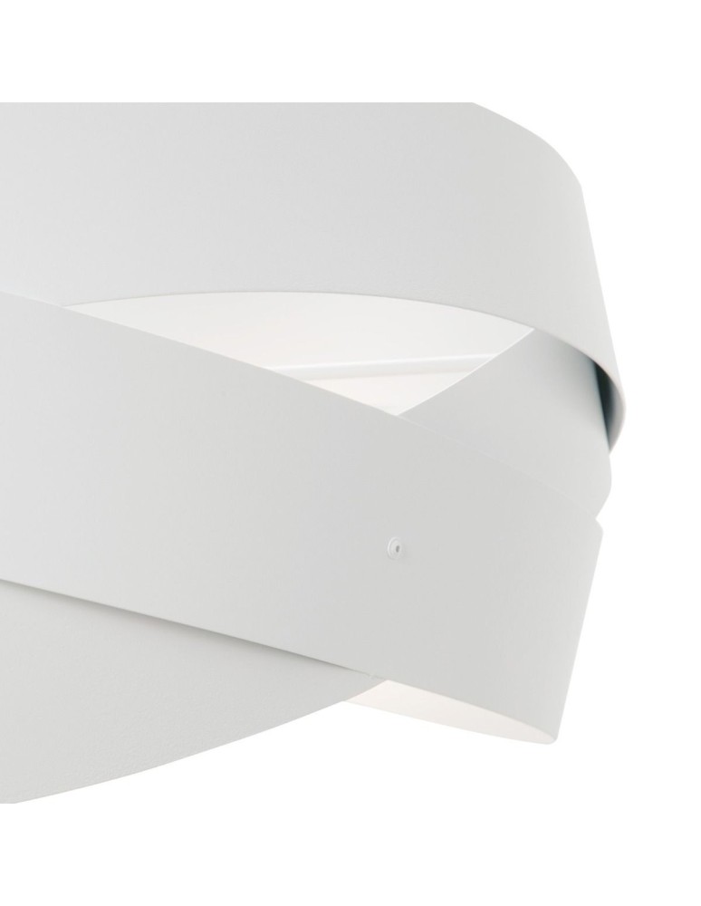 White ceiling lamps - Zuma Line TORNADO 50 cm white/white ceiling lamp - product kolory-swiatla.pl 2