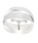 White ceiling lamps - Zuma Line TORNADO 50 cm white/white ceiling lamp - product 3