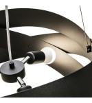 Black pendant lamps - Zuma Line TORNADO 50 cm black/black 1118 pendant lamp - product 3