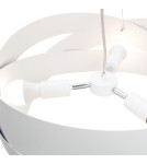 Modern pendant lamps - Zuma Line TORNADO 50 cm white/white 1117 pendant lamp - product 4
