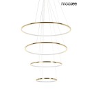 Pendant lamps circles - MOOSEE RING SLIM M gold pendant lamp (MSE1501100162) - product 1