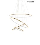 Pendant lamps circles - MOOSEE RING SLIM M gold pendant lamp (MSE1501100162) - product 2