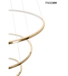 Pendant lamps circles - MOOSEE RING SLIM M gold pendant lamp (MSE1501100162) - product 4