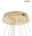 Pendant lamps circles - MOOSEE RING SLIM M gold pendant lamp (MSE1501100162) - product 8
