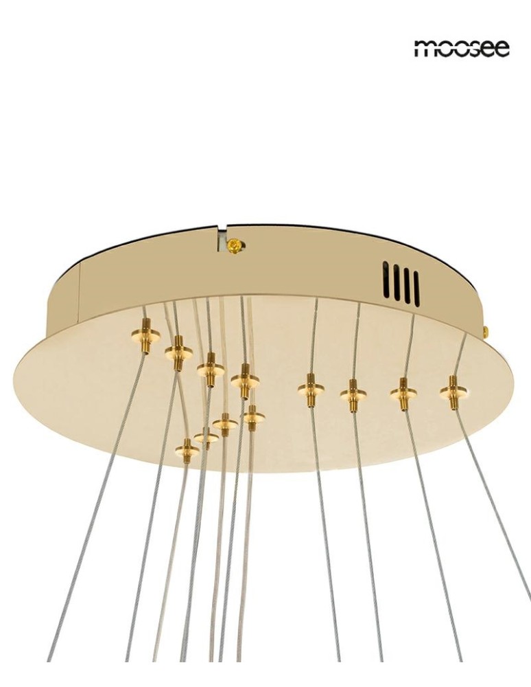 Pendant lamps circles - MOOSEE RING SLIM M gold pendant lamp (MSE1501100162) - product kolory-swiatla.pl 8
