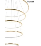 Pendant lamps circles - MOOSEE RING SLIM L gold pendant lamp (MSE1501100163) - product 3