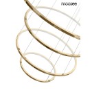 Pendant lamps circles - MOOSEE RING SLIM L gold pendant lamp (MSE1501100163) - product 4