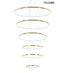 Pendant lamps circles - MOOSEE RING SLIM XL gold pendant lamp (MSE1501100164) - product 1