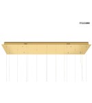Designer pendant lamps - MOOSEE TULIPPE 14 LINE gold pendant lamp (MSE1501100169) - product 7