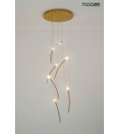 Designer pendant lamps - MOOSEE TULIPPE 7 DISC gold pendant lamp (MSE1501100170) - product 2