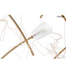 Designer pendant lamps - MOOSEE TULIPPE 7 DISC gold pendant lamp (MSE1501100170) - product 7