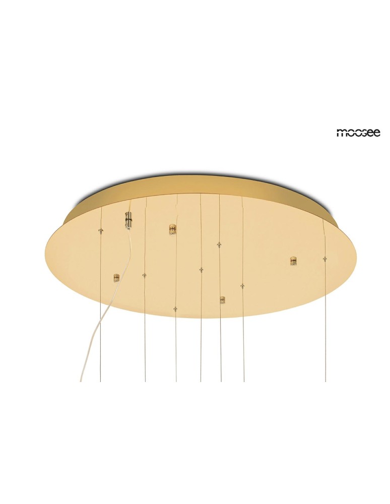 Designer pendant lamps - MOOSEE TULIPPE 7 DISC gold pendant lamp (MSE1501100170) - product kolory-swiatla.pl 8