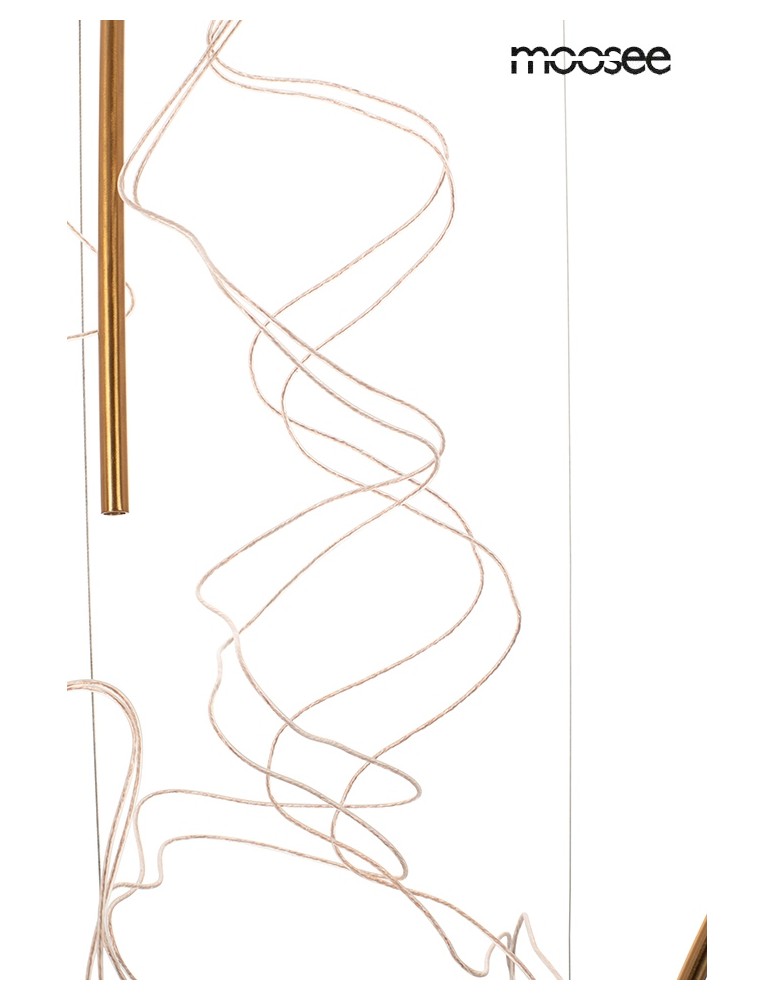 Designer pendant lamps - MOOSEE TULIPPE 14 DISC gold pendant lamp (MSE1501100171) - product kolory-swiatla.pl 6