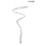 Designer pendant lamps - MOOSEE WAVE CORDON 1A chrome pendant lamp (MSE1501100193) - product 1