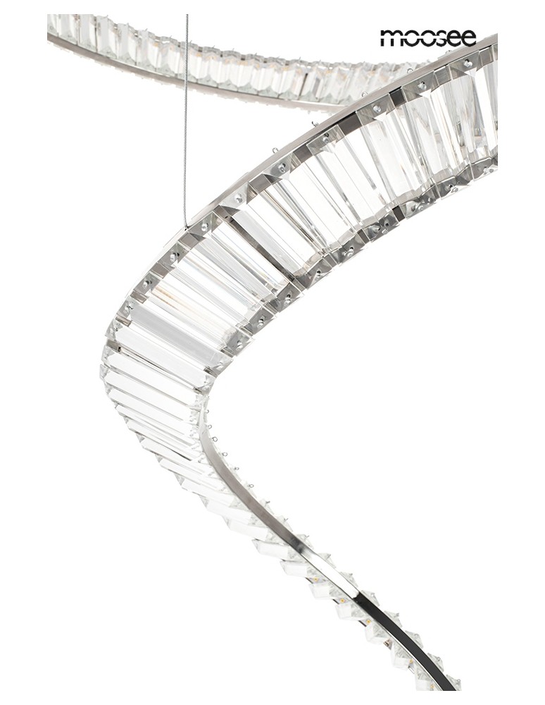 Designer pendant lamps - MOOSEE WAVE CORDON 1A chrome pendant lamp (MSE1501100193) - product kolory-swiatla.pl 6