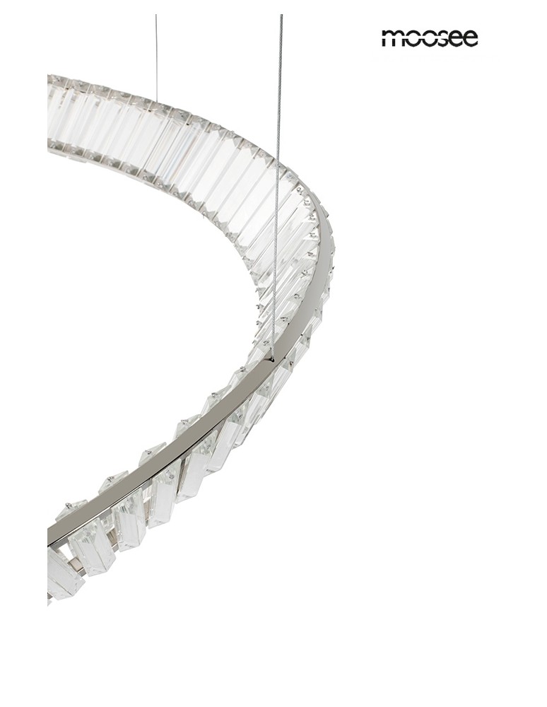 Designer pendant lamps - MOOSEE WAVE CORDON 1A chrome pendant lamp (MSE1501100193) - product kolory-swiatla.pl 7