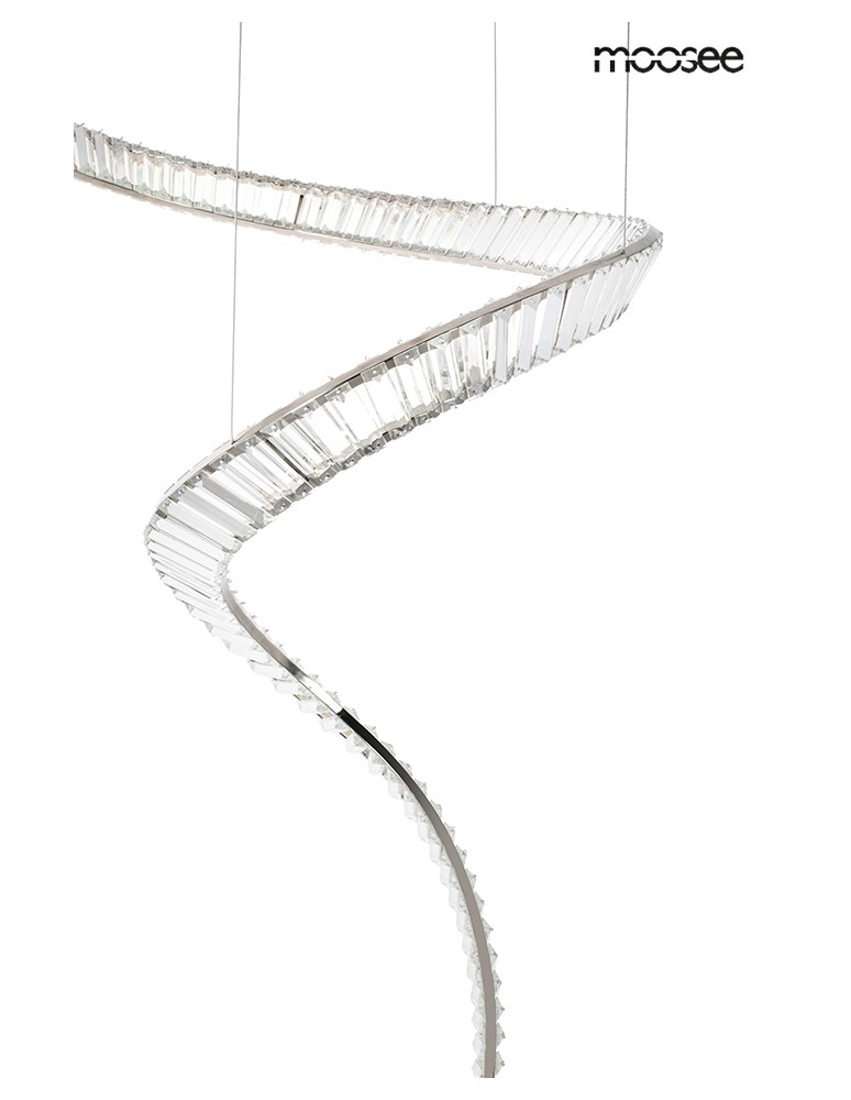 Designer pendant lamps - MOOSEE WAVE CORDON 1A chrome pendant lamp (MSE1501100193) - product kolory-swiatla.pl 8