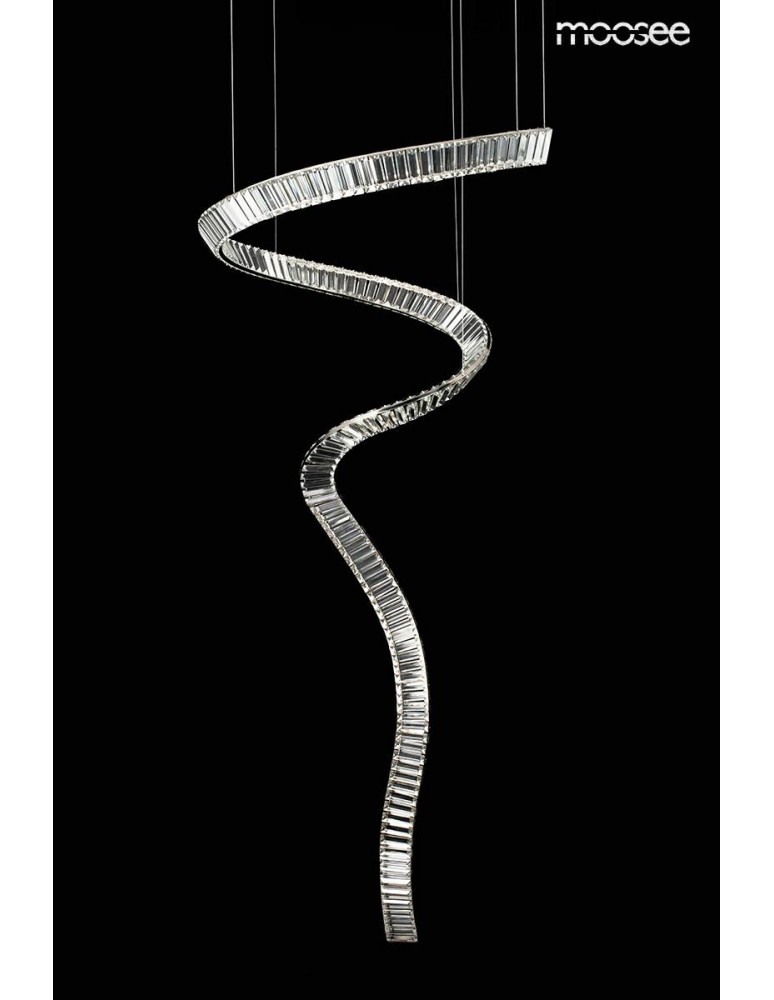 Designer pendant lamps - MOOSEE WAVE CORDON 1A chrome pendant lamp (MSE1501100193) - product kolory-swiatla.pl 14