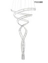 MOOSEE lampa wisząca WAVE CORDON 2B chrom (MSE1501100194)