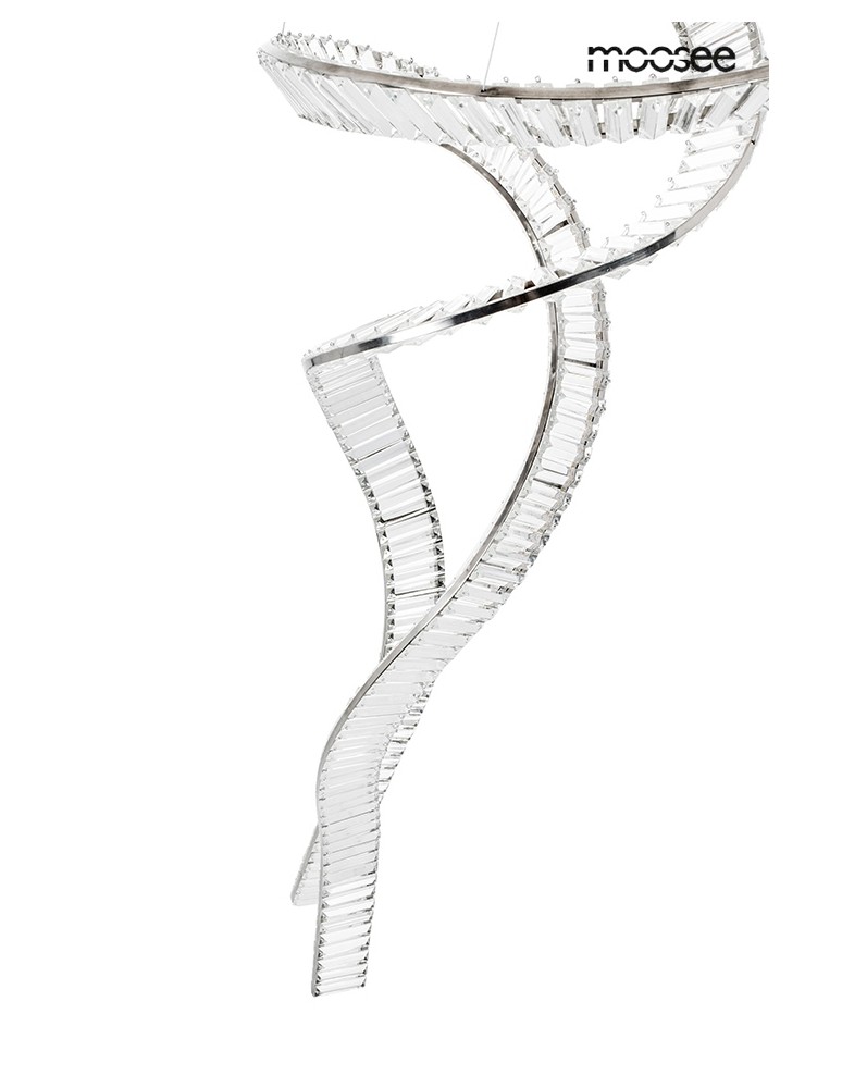 Designer pendant lamps - MOOSEE WAVE CORDON 2B chrome pendant lamp (MSE1501100194) - product kolory-swiatla.pl 8