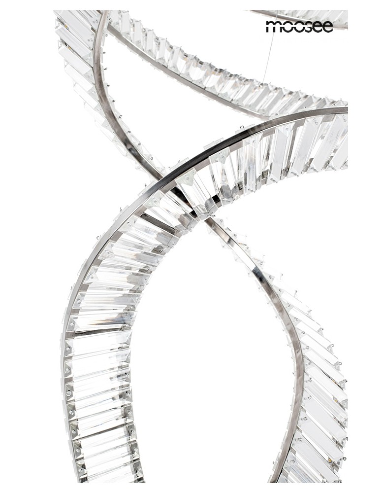 Designer pendant lamps - MOOSEE WAVE CORDON 2B chrome pendant lamp (MSE1501100194) - product kolory-swiatla.pl 9