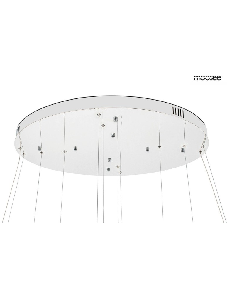 Designer pendant lamps - MOOSEE WAVE CORDON 2B chrome pendant lamp (MSE1501100194) - product kolory-swiatla.pl 12
