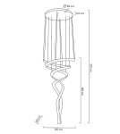 Designer pendant lamps - MOOSEE WAVE CORDON 2B chrome pendant lamp (MSE1501100194) - product 15