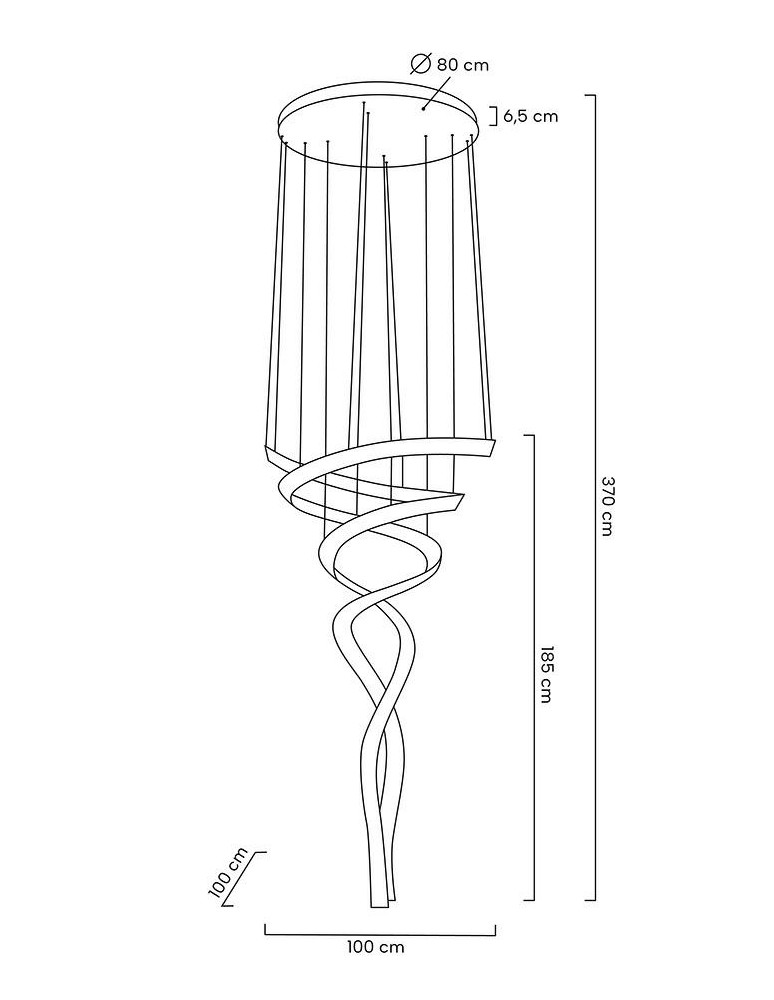 Designer pendant lamps - MOOSEE WAVE CORDON 2B chrome pendant lamp (MSE1501100194) - product kolory-swiatla.pl 15