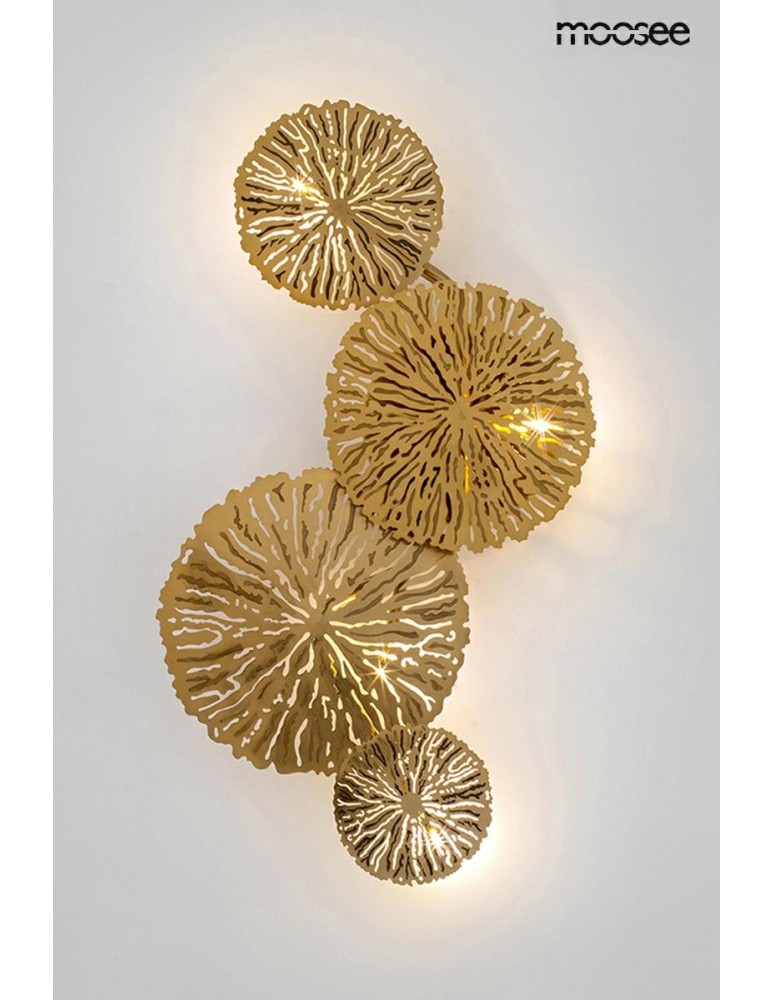 Designer wall lamps - MOOSEE LIRIO 4 gold wall lamp (MSE1501100178) - product kolory-swiatla.pl 2