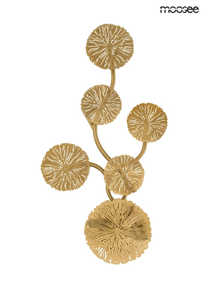 Designer wall lamps - MOOSEE LIRIO 6 gold wall lamp (MSE1501100179) - product kolory-swiatla.pl 1