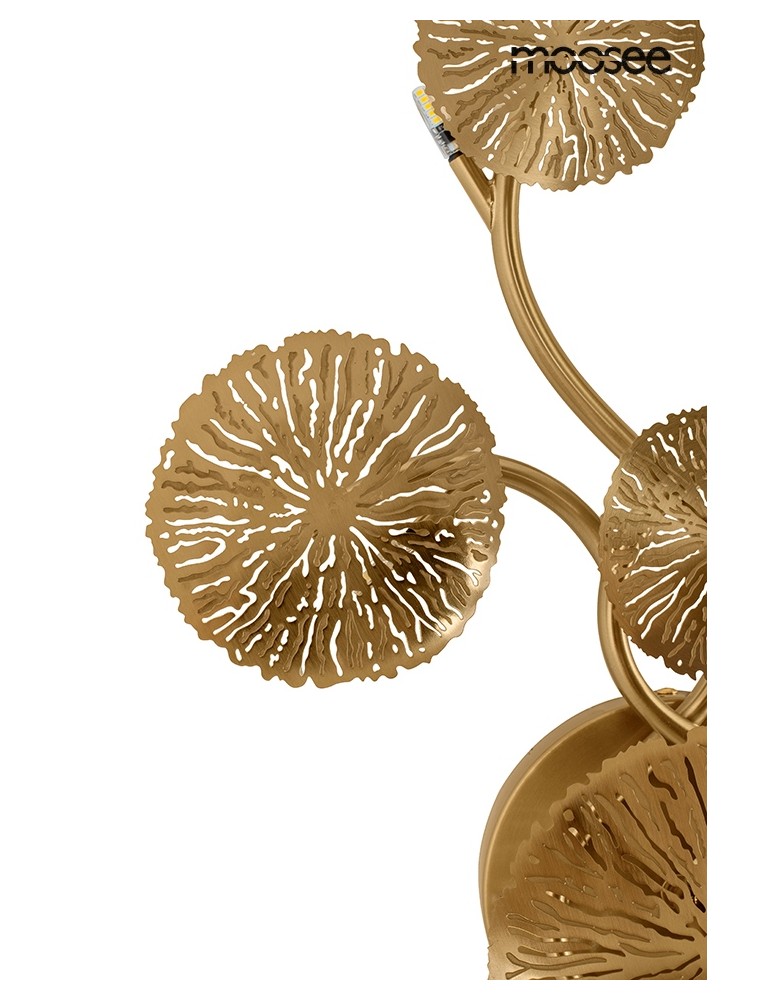 Designer wall lamps - MOOSEE LIRIO 6 gold wall lamp (MSE1501100179) - product kolory-swiatla.pl 4