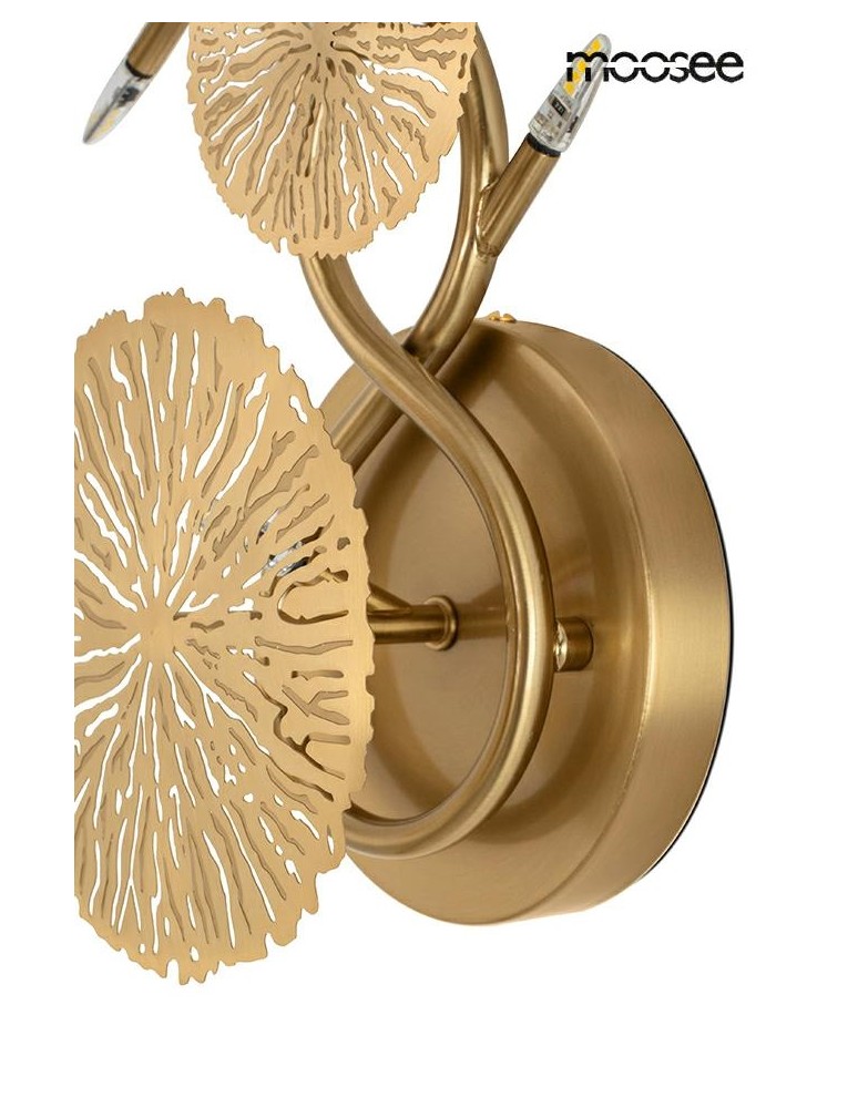 Designer wall lamps - MOOSEE LIRIO 6 gold wall lamp (MSE1501100179) - product kolory-swiatla.pl 5