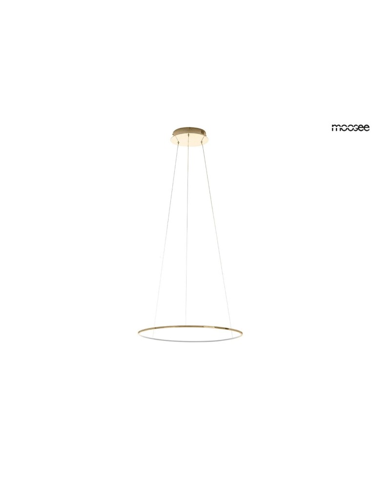 Pendant lamps circles - MOOSEE RING SLIM 40 gold pendant lamp (MSE1501100155) - product kolory-swiatla.pl 5