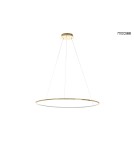 Pendant lamps circles - MOOSEE RING SLIM 80 gold pendant lamp (MSE1501100157) - product 5