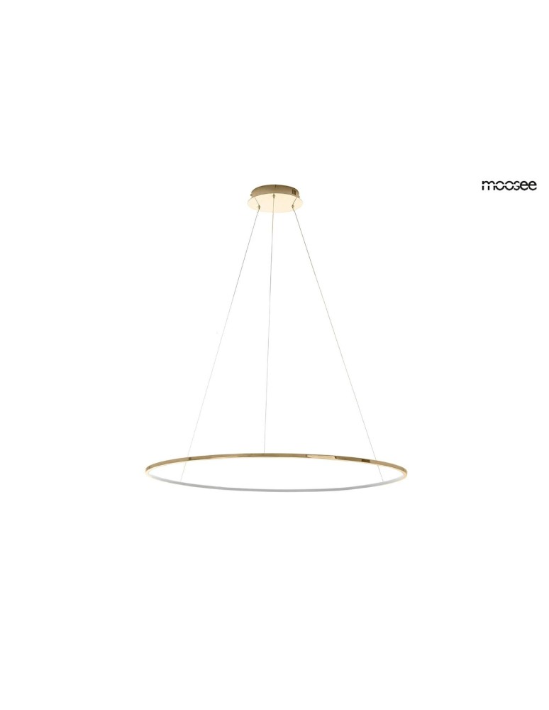 Pendant lamps circles - MOOSEE RING SLIM 80 gold pendant lamp (MSE1501100157) - product kolory-swiatla.pl 5