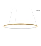 Pendant lamps circles - MOOSEE RING SLIM 120 gold pendant lamp (MSE1501100159) - product 1